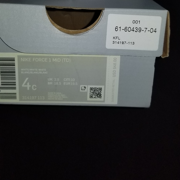 Toddler nike air force 1's - Picture 3 of 6